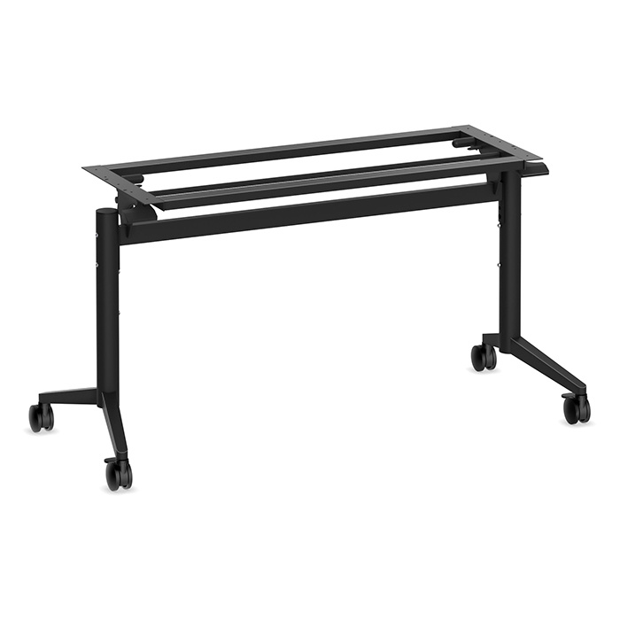 N9NE 60″ Flip Top Training Table Base-Only –22099-PTLF-60BLK