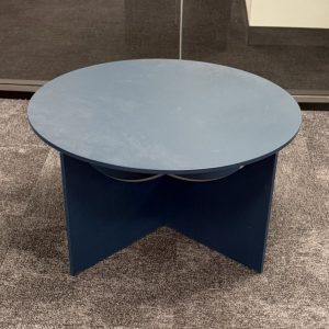 Blue Round Stock Side Table - 28403