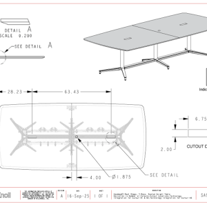 54 x 120 Headway Conference Table - 28617