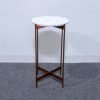 CB2 White Marble Table - 25118