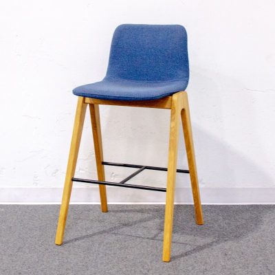 NaughtOne Viv Wood Bar Height Stool - 19623STOOL