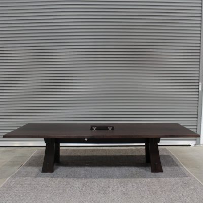 Custom Dark Wood Conference Table - 24979