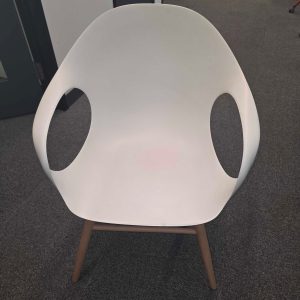 White Bucket Chair - 28432