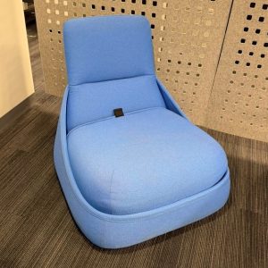Hosu Blue Lounge Chair - 28443